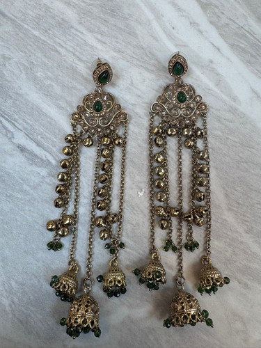 Kashmiri antique jhumki - kashmiri,