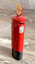 ZC400:  ROYAL MAIL GVR TYPE E SMALL COMBINATION  PILLAR BOX PEWTER MODEL 1:19