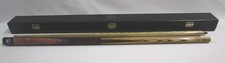 BCE Snooker Cue With Custom Case 3/4 Jointed Ash Wood 57 Inch