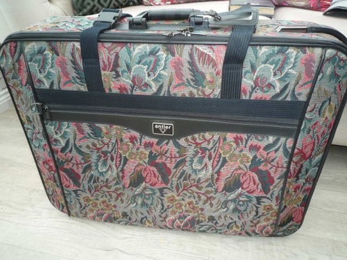 Vintage antler suitcase - antler,