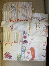 ZARA KIDS TODDLER CURTAIN, Duvet Pillow Bundle. 