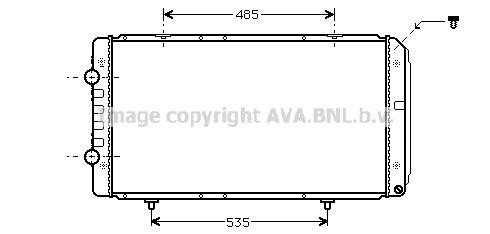 Fiat ducato mini - bus, radiator