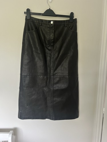 Dark brown vegan faux leather - brown,
