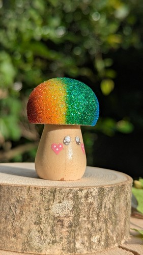 Wooden mushroom sprite pride - sprite,
