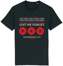 Remembrance Day Poppy Lest We