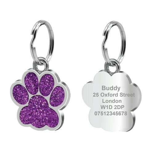 Engraved dog tag personalised - engraved,
