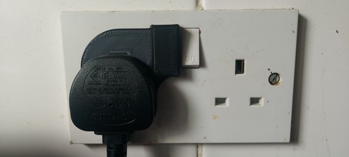Mains plug switch guard - switch,