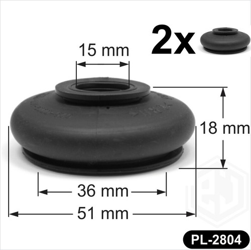 Universal rubber tie rod - x,