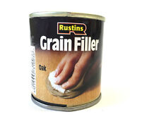 Oak Coloured Grainfiller Wood Filler Paste Rustins 230g For Wood Filling Repairs