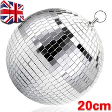 20CM Mirror Disco Ball Silver