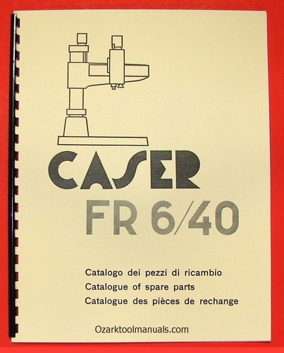 Caser radial arm drill - 6/40,