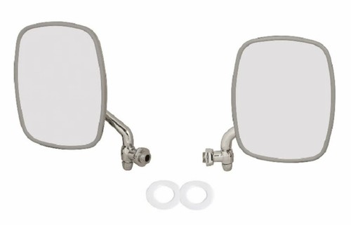 Stainless steel door mirror - door,