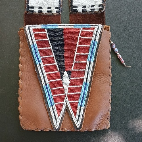 Powwow regalia buffalo leather - powwow,