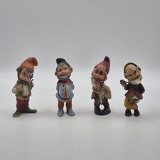 Set of 4 Vintage Gnome Figurines - Collectable