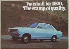 VAUXHALL Car Range Sales Brochure 1970 V1938/10/69 Viscount Cresta VX 4/90 Viva