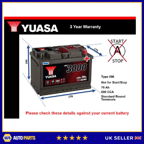 Battery fits vauxhall - fits, mokka
