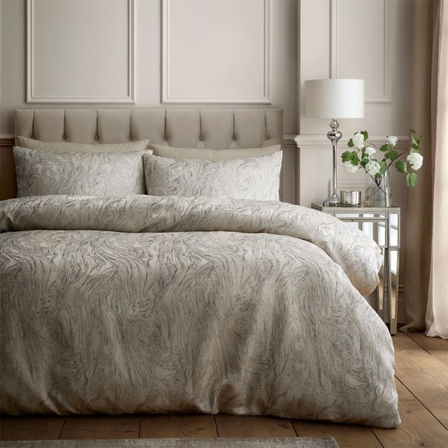 Marble jacquard duvet - duvet, cover