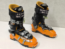 SCARPA Maestrale Ski Touring Boots Mondo 26.0 UK 7 Black Orange Snowboarding