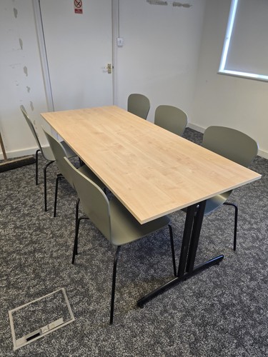 Canteen table and olive - table,