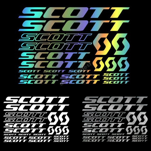 Scott bike frame vinyl decals - scott,