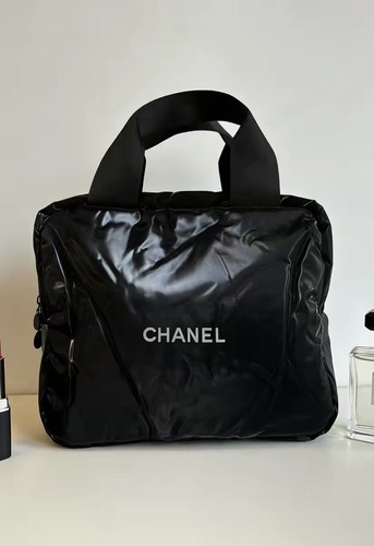 Chanel mini boston makeup bag - chanel,
