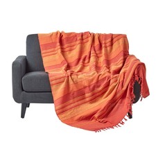 Cotton Morocco Striped Throw