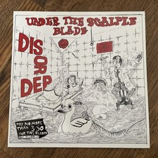 DISORDER - Under the Scalple Blade Vinyl LP Hardcore Punk Re-Issue.