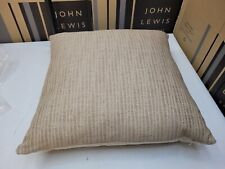 John Lewis Rib Weave Cushion, Natural