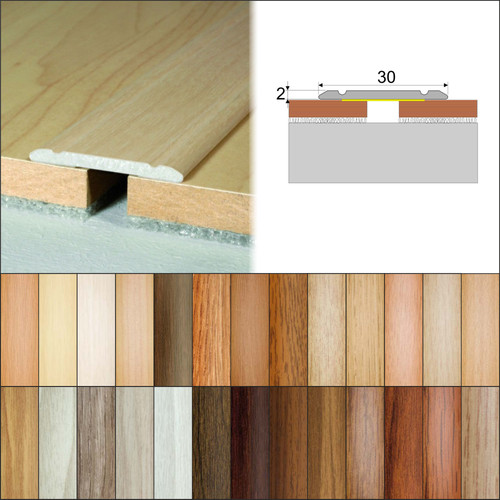 Aluminium wood effect door - aluminium,