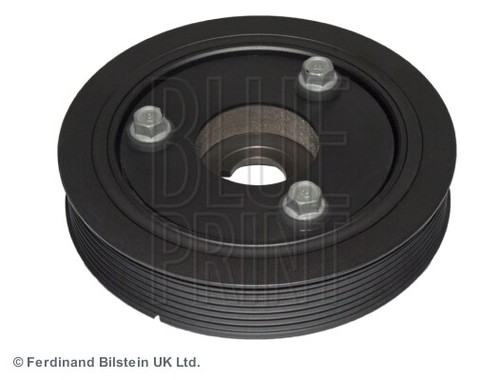 Belt pulley crankshaft - crankshaft, blue