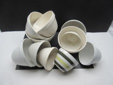 11 traditional pottery Christmas steamed pudding basins bowls for display props