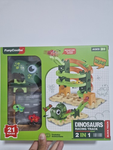 21pc dinosaur racing - 21pc,