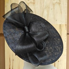 black large lace hatinator