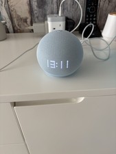 Alexa Echo Dot 5th Generation With Clock Cloud Blue