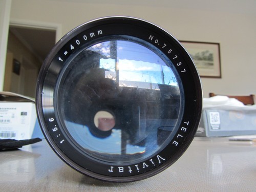 Vivitar 400mm telephoto - 400mm, f5.6