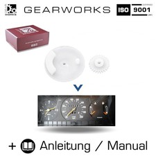 Speedometer Gears for Audi 90 20V 2.3E Coupe Speedometer Instrument Cluster E20 + 17-M SET