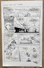 Dave Taylor Original Art -  Captain Planet Issue 7 Page 3 - Signed Comic Art