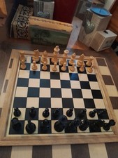 Medium Size Wooden Staunton