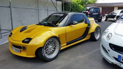 Sport sideskirts set for smart - set,