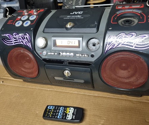 Jvc dp200bk boombox retro - boombox,