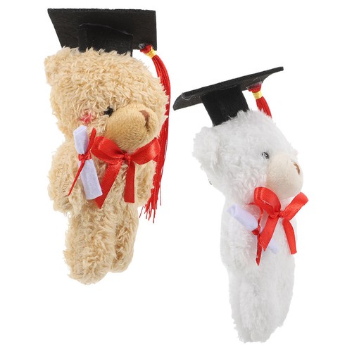 2pcs mini plush graduation - 2pcs,