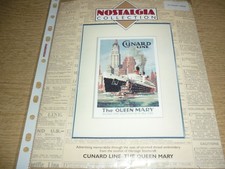 "Cunard Line - The Queen Mary" Counted Cross Stitch CHART ONLY