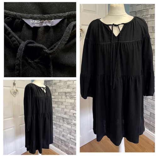 Linen blend smock - linen,