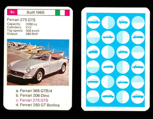Info card ferrari 275 - x,