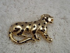 Goldtone Cheetah Pin (B54)