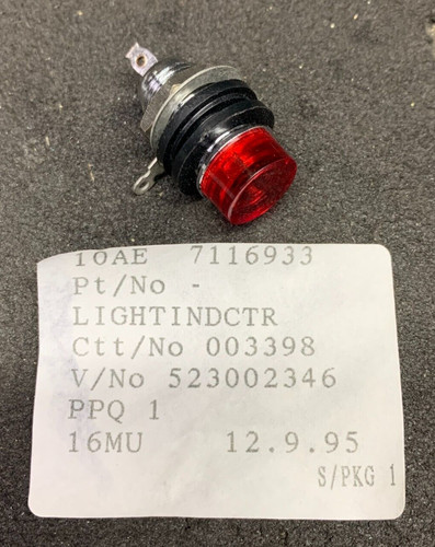 Aircraft red indicator light - aircraft,