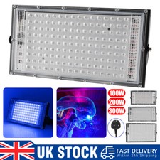 300W/200W/100W LED 395nm UV Stage Blacklight Ultraviolet Flood Disco Party Light