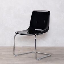 BLACK ACRYLIC DINING CHAIR