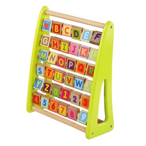 Wooden abacus alphabet - wooden,