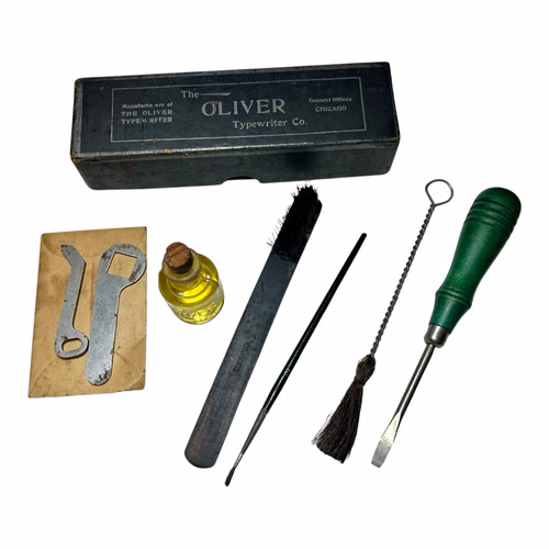 Vintage oliver typewriter - vintage,